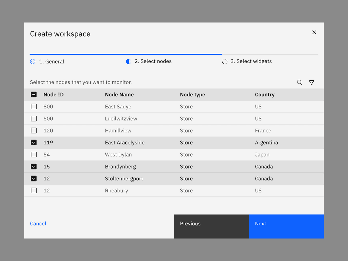 Example of the progress indicator in a payment UI Example of the progress indicator in a payment UI